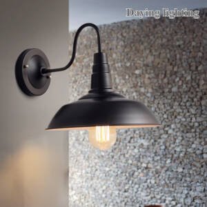 | اضاءة جدارية اللون الاسود