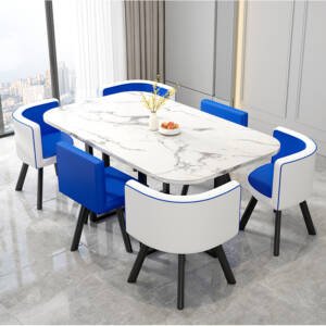 طاولة طعام مستطيلة مع ستة كراسى 2 | طاولة طعام مستطيلة مع ستة كراسى