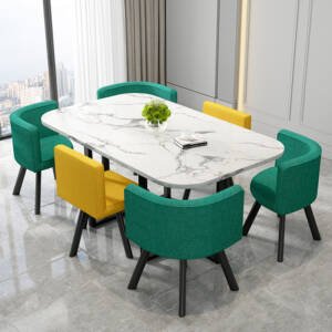 طاولة طعام مستطيلة مع ستة كراسى 3 | طاولة طعام مستطيلة مع ستة كراسى