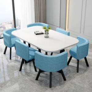 طاولة طعام مستطيلة مع ستة كراسى 4 | طاولة طعام مستطيلة مع ستة كراسى