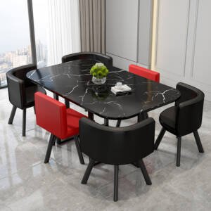 طاولة طعام مستطيلة مع ستة كراسى 6 | طاولة طعام مستطيلة مع ستة كراسى