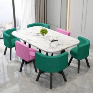 طاولة طعام مستطيلة مع ستة كراسى 7 | طاولة طعام مستطيلة مع ستة كراسى