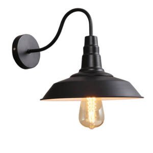 | اضاءة جدارية اللون الاسود