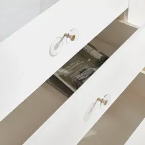 طاولة تسريحة ستة أدراج مع مرآة 5 | طاولة تسريحة ستة أدراج مع مرآة