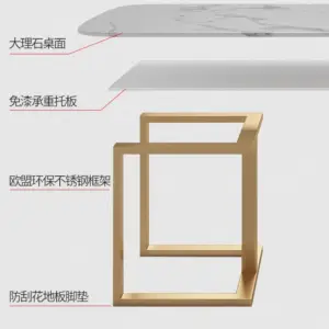 طاولة طعام رخام بتصميم ايطالي 12 | طاولة طعام رخام بتصميم ايطالي