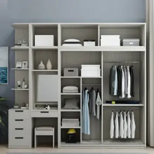 | غرفة نوم مودرن متكاملة بتصميم عملي وأنيق