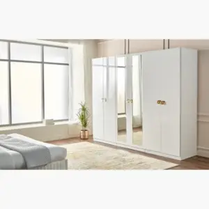 خزانة ملابس ستة أبواب بتصميم حديث 6 | خزانة ملابس ستة أبواب بتصميم حديث