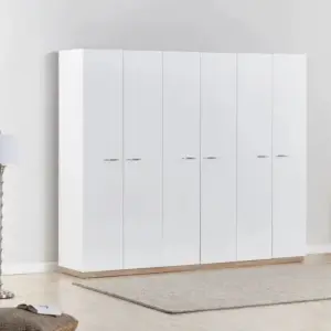 | خزانة ملابس 6 أبواب - كريسنت