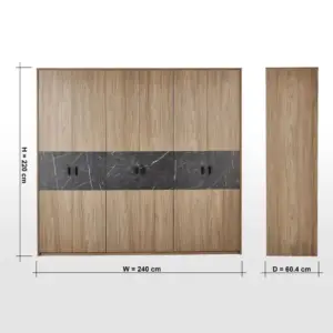 | خزانة ملابس بـ6 أبواب - رومانو