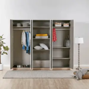 | خزانة ملابس 6 أبواب - كريسنت