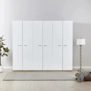 | خزانة ملابس 6 أبواب - كريسنت