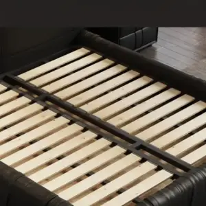 | سرير نوم جلد فاخر على الطراز الايطالى