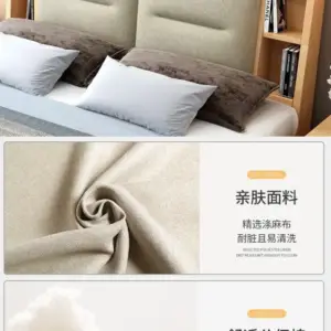 | سرير خشب بتصميم انيق