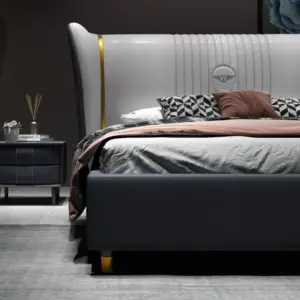 | سرير مزدوج بتصميم ايطالى