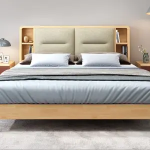 | سرير خشب بتصميم انيق