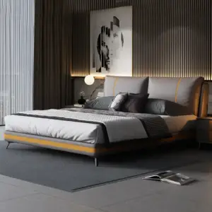 | سرير عصري بتصميم بسيط