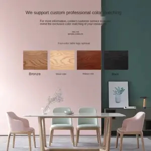 | طاولة طعام رخام مع اربعة كراسي