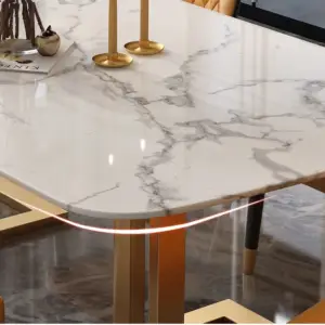 طاولة طعام رخام بتصميم ايطالي 11 | طاولة طعام رخام بتصميم ايطالي