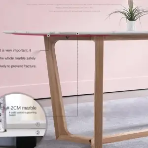 | طاولة طعام رخام مع اربعة كراسي