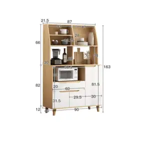 | بوفيه خشبي بتصميم مميز