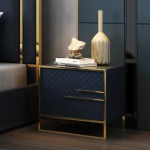 طاولة سرير جانبية بتصميم ايطالي على طراز الدايموند