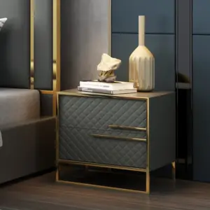 | طاولة سرير جانبية بتصميم ايطالي على طراز الدايموند