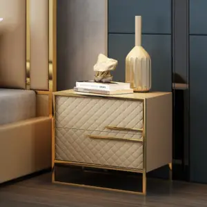 | طاولة سرير جانبية بتصميم ايطالي على طراز الدايموند