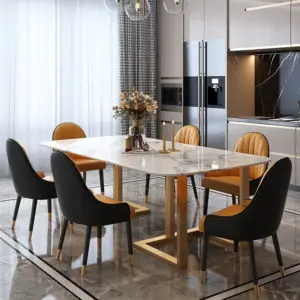 طاولة طعام رخام بتصميم ايطالي 4 | طاولة طعام رخام بتصميم ايطالي