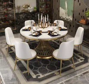 طاولة طعام مودرن مع كراسي