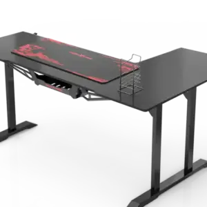 طاولة كمبيوتر قيمنق منحنية بتصميم رائع 2 | طاولة كمبيوتر قيمنق منحنية بتصميم رائع