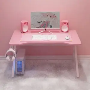 | طاولة كمبيوتر للفتايات بتصميم مميز