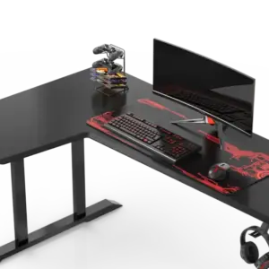 طاولة كمبيوتر قيمنق منحنية بتصميم رائع