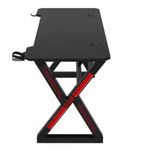 | طاولة كمبيوتر قيمنق علي شكل حرف اكس مميزة