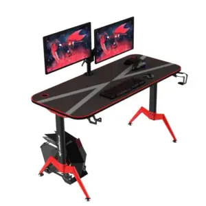 | طاولة كمبيوتر قيمنق بتصميم فريد