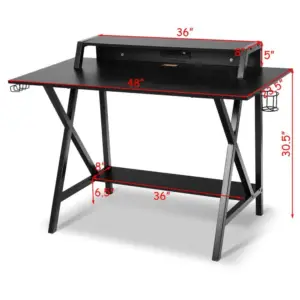 | طاولة كمبيوتر قيمنق متعددة الاستخدام