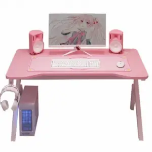 | طاولة كمبيوتر للفتايات بتصميم مميز