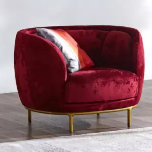 كرسي مفرد مميز بتصميم دائري