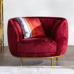 كرسي مفرد مميز بتصميم دائري