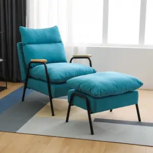 كرسي استرخاء مميز مع مسند للقدم