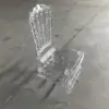كرسي شفاف أكريليك للحفلات والمناسبات