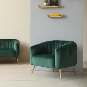 | كرسي مفرد شيك مخملى