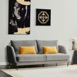 كنب مخملي بتصميم مريح و مميز