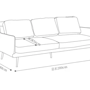 | كنب جلد فخم بتصميم ايطالي