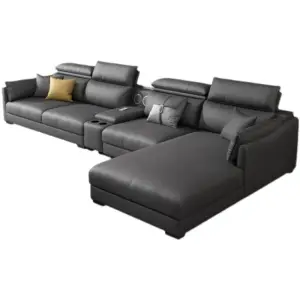 | كنب جلد بتصميم عصرى مميز