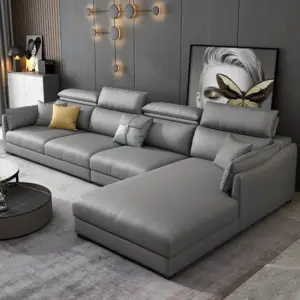 كنب جلد بتصميم عصري مميز