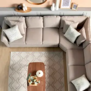 | كنبة زاوية بتصميم مريح ومودرن