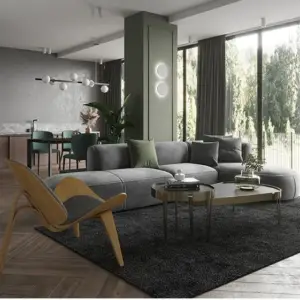 | كنبة زاوية أنيقة و مميزة بتصميم مودرن