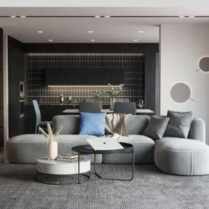 | كنبة زاوية أنيقة و مميزة بتصميم مودرن