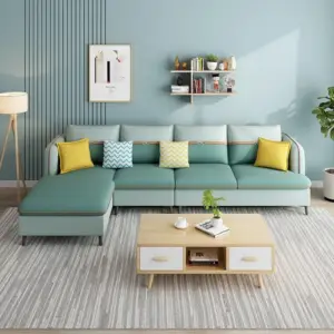 كنبة زاوية منزلية بخامات عالية الجودة 1 كنب زاوية منزلية بخامات عالية الجودة