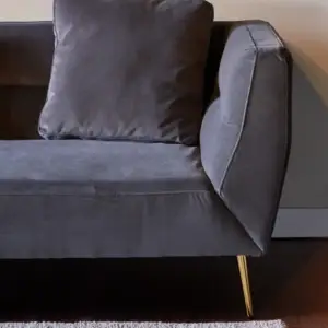 كنبة زاوية مخملية رباعية بتصميم أركيد 3 | كنبة زاوية مخملية رباعية بتصميم أركيد